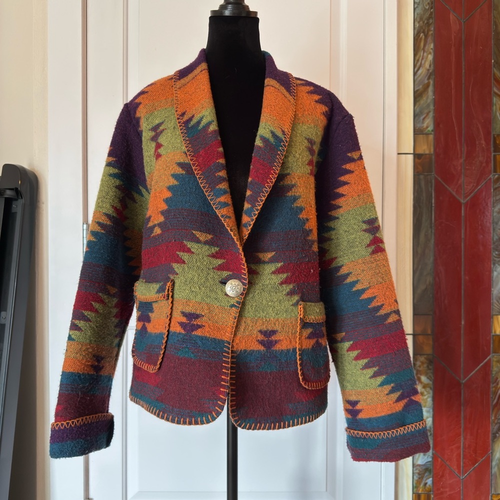 Vibrant Multicolor Women's Blazer
